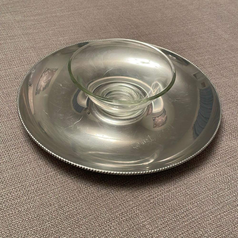 Vintage Buenilum Chips & Dip Server Set USA